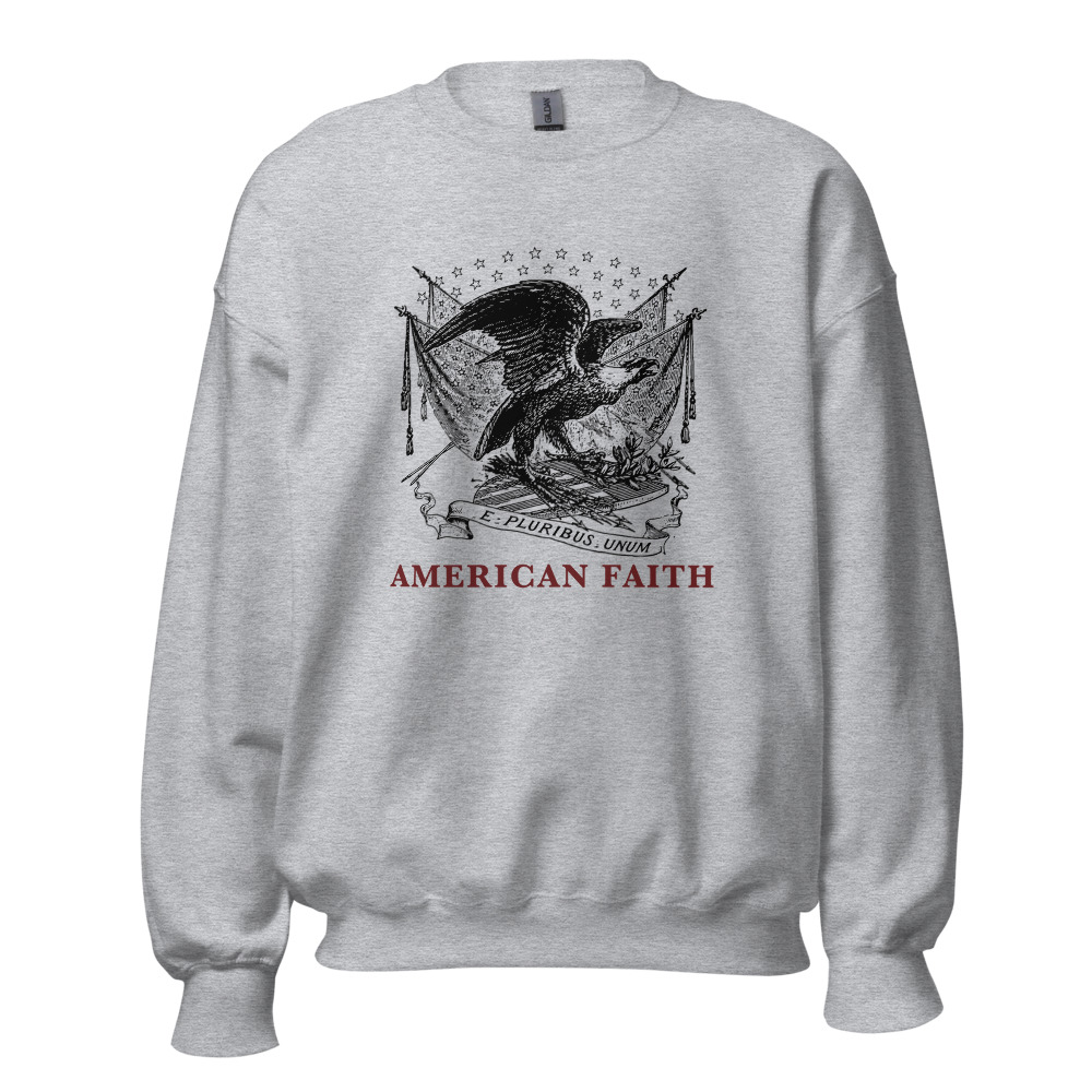 The American Eagles Sweatshirt, sport grey, front