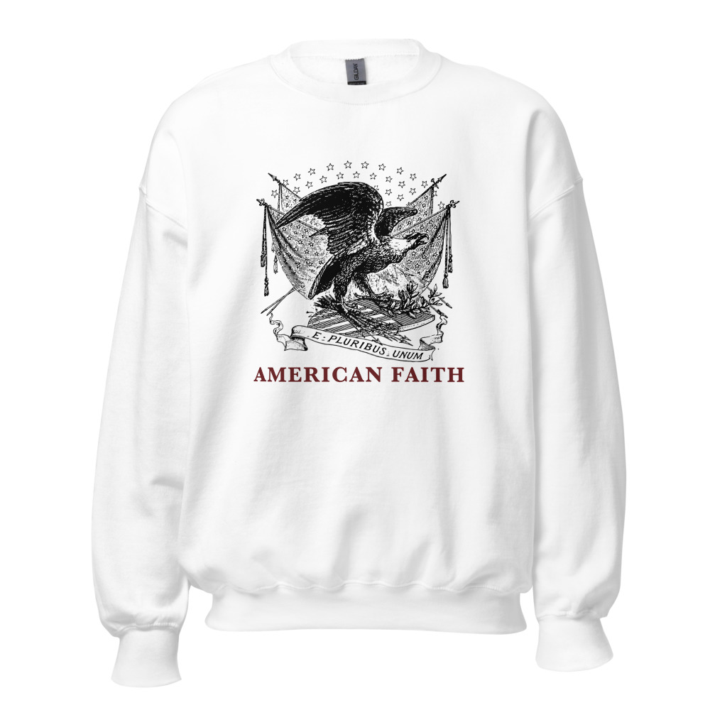 The American Eagles Sweatshirt, white, front