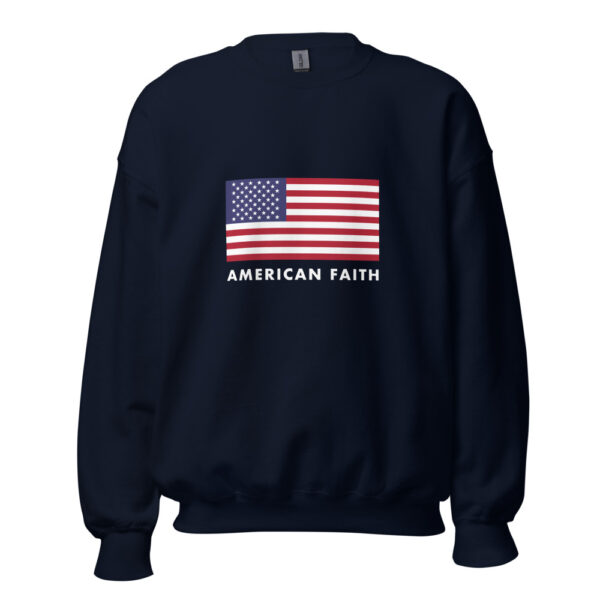 The American Flag Sweatshirt, navy, front