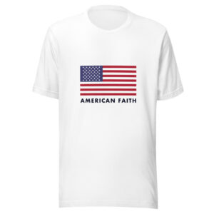 The American Flag Tee, white, front