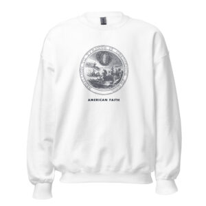 The Franklin's Moses Seal Sweatshirt, white, front